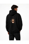 Lover's Combination 2-Piece Oversize Unisex Coffee Themed Back Printed Hooded Sweatshirt Hoodie - 3