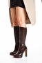 Pointed Toe Full and Comfortable Fit Boots Heel Height 11 cm