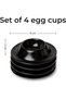 – Ceramic Egg Cups 4-Piece Set (White) - 3