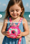 Children's Donut Water Bottle - Pink - 6