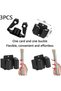 3 Pack Wall Mount Stainless Steel Broom Mop Gripper Holders - 7