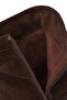 Women's Brown Zippered Suede Leather Cowboy Boots Af180017Ds - 7