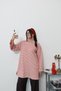 Red Striped Hooded Sweatshirt - 7