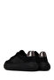 Women's Black Lace-Up Thick-Soled Sneaker Af168002Sk - 6