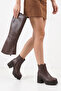 New Season Slip-On Women's Boots with Wedge Heels - 2