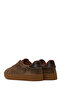 Men's Tan Lace-Up Thick Soled Suede Leather Sneaker Wm660016Ds - 6