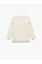 Long Sleeve T-Shirt Ballerina Printed Cotton Crew Neck - 2