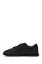 Men's Anthracite Lace-Up Suede Leather Sneaker Wm660015Ds - 3