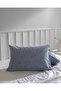 Afrodille 100% Cotton Ranforce Printed 2-Piece Pillowcase - Blue - 2