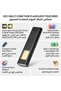 مصباح يدوي صغير قوي بتقنية LED قابل لإعادة الشحن بمنفذ Type C، متعدد الاستخدامات، كشاف جيب محمول مع إضاءة واسعة بزاوية 2 درجة - 3