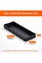 Amazon Pexis Plastic Desk Organizer - Half Tray, Black, Rectangular - 3