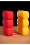 Modern Bubble 2-Pack Book Holder Support - Decorative Desk & Bookshelf Organizer - 3