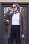 Pompom Detailed Araboy Knitwear Cardigan -Smoked - 4