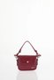 Clamshell Mini Bag Claret Red