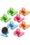 8-Pack Heavy Duty Magnetic Clips,Colorful Refrigerator and Whiteboard Magnets for Notes and Photos