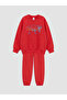 Printed boys' thick tracksuit set