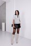 Cherry Zipper Polo Collar Sweater - 7