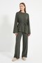Asymmetric Modal Suit 26173 - Dark Green
