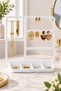 Multi-Compartment Jewelry Organizer – Necklace, Earring, and Ring Organizer Stand