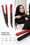 Professional Hair Straightener Flat Iron, Ceramic Heating Plate with Adjustable Temperature, Fast Heat Up 2 in 1 Straightener & Curler for All Hair Types - 3