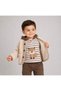 New Season 3-Piece Baby Boy Set with Hooded Sweatshirt Coat and Denin Pants - 2