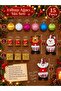 New Year Special 15-Piece Christmas Tree Ornament Set 3-Piece Christmas Plush and New Year Accessories Decoration Set