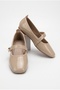 Patent Leather Mary Jane Ballet Flats Stylish Buckle Orthopedic Sole Casual Shoes - 2