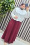 Women's Clothing Plus Size Lace-Up Mevlana Sports Skirt - 5