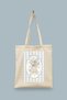 Fluffy Rabbit Ribbon Rabbit Islamic Series Tote Bag Printed Cloth Bag