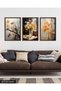 Daisy and Bird in a Vase 3 Piece Wooden Framed Painting Act - 3