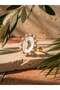 Adjustable Vintage Ring with Flower Detail for Women, Gold Color - 3