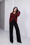 V-Neck Lace Buttoned Sweater - 5