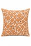 Beige Bone Series 6 Piece Throw Pillow Cover Set Twill Fabric Hidden Zipper (43X43 cm) - 2