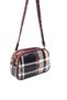 Black - Burgundy Plaid Women's Crossbody Bag Sp745 - 2