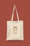 The Sweetest of the Village: Islamic Series Tote Bag with Ribbon and Duck, Printed Cloth Bag
