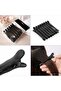 Black Hair Styling Clips Set - 8