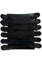 Black Hair Styling Clips Set - 6