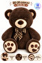 30cm Ribbon Plush Bear Soft Textured Cute Paw Detailed Toy Plush Teddy Bear - 5