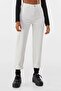 Women's Jean White High Waist Mom Fit Jeans (Not Showing Inside)