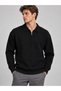Men's Polo Neck Zippered Knitwear