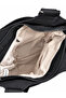 Women's Black Parachute Fabric Shoulder and Crossbody Bag Multi-Compartment Daily Use Bag - 7