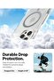 Capella Mag for iPhone 16 PRO case cover (2024) [MagSafe Compatible] - Clear Gray - 5