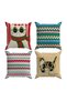 Christmas Double-Sided Printed 4-Piece Throw Pillow Cover 6Echd10 - 2
