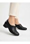 Women's Black Genuine Leather Orthopedic Sole Classic Shoes - 2