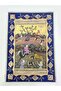 Mughal Style Dynamic Handmade Miniature Painting with the Name Av 28X17.5 cm