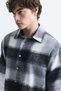 Boxy Fit Plaid Double Sleeve Shirt - 7