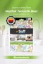 Blumenkorb Microfiber Kitchen Cleaning Cloth Multi-Purpose Decorative Wide Patterned Kitchen Cleaning Cloth 70X50 cm Bird Butterfly