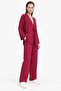 Bow-tie front crinkle two-piece set - 2