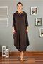 Brown Magic Collar Cotton Dress