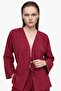 Bow-tie front crinkle two-piece set - 3